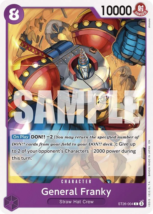 General Franky card front