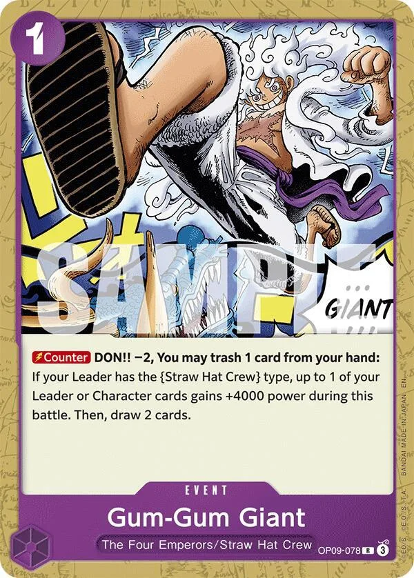 Gum-Gum Giant card front