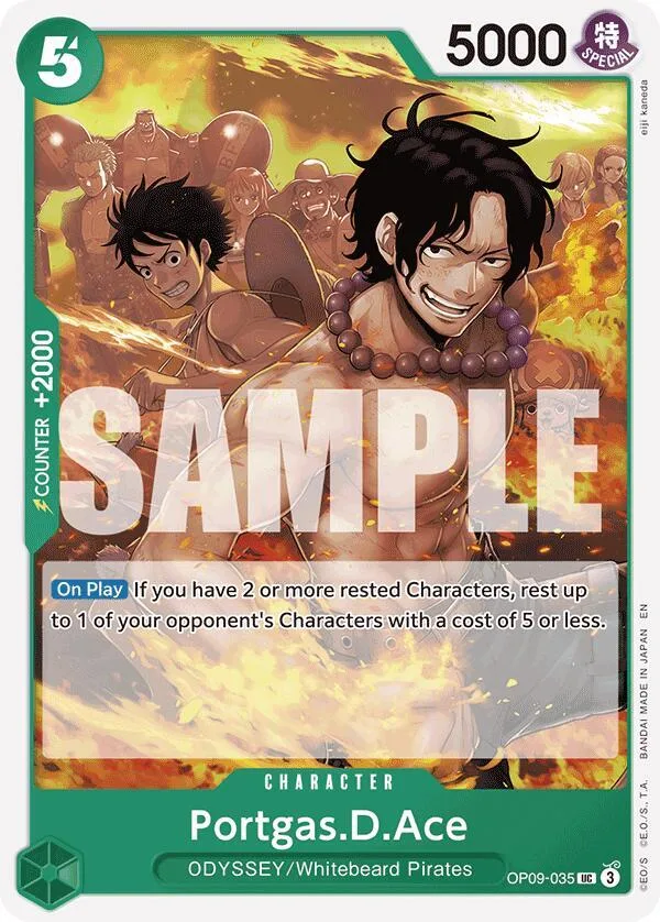 Portgas.D.Ace card front