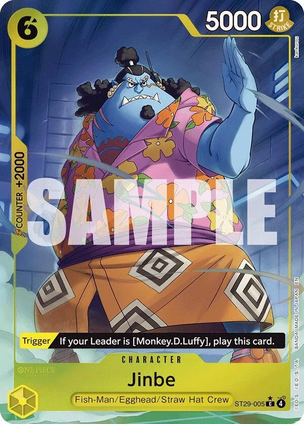 Jinbe (Full Art) card front