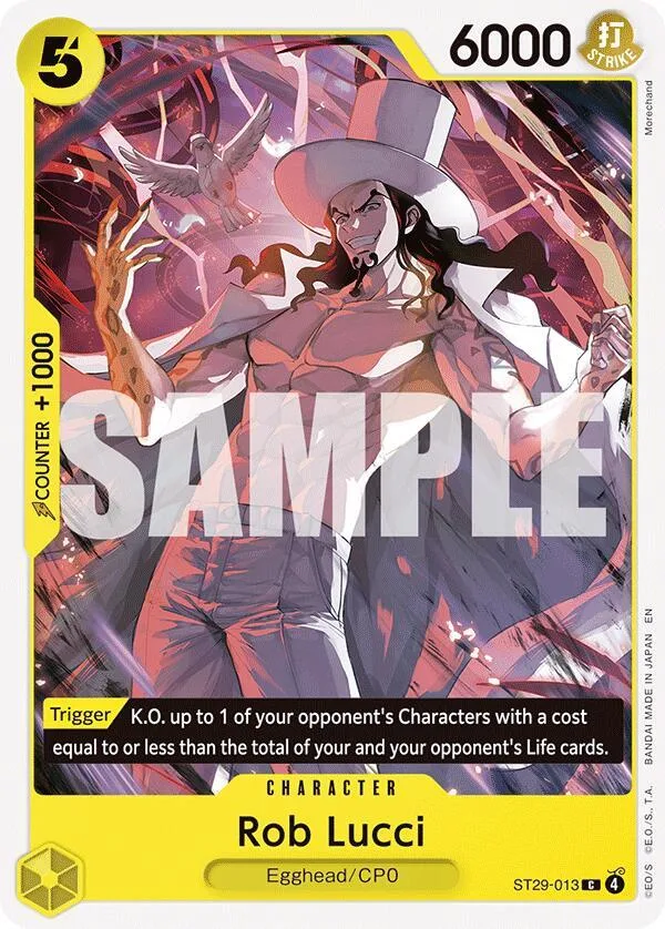 Rob Lucci card front