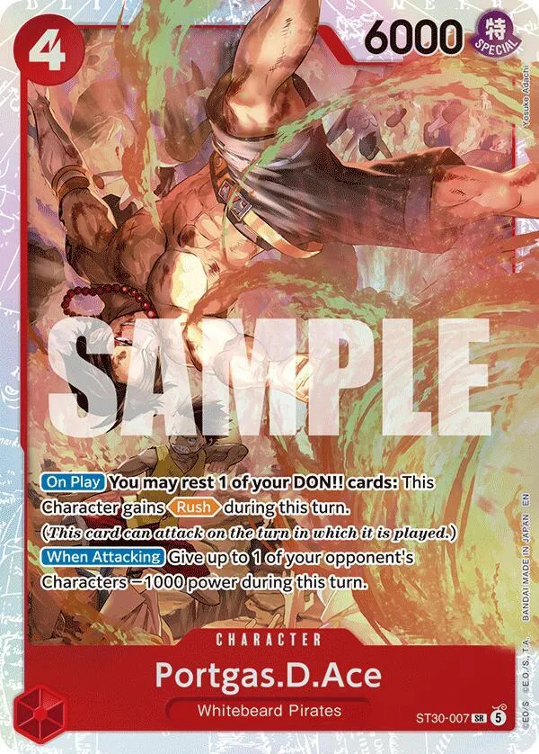 Portgas.D.Ace card front