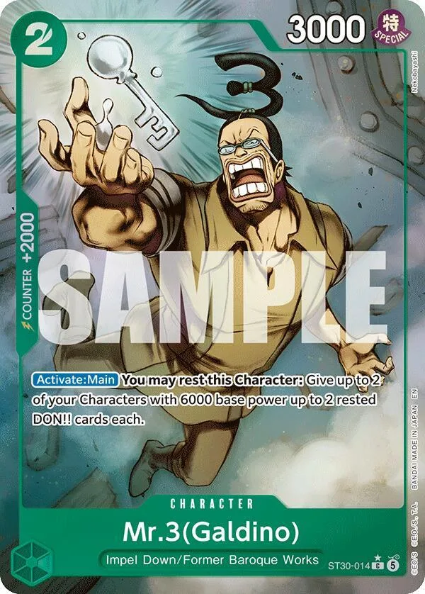 Mr.3(Galdino) (Full Art) card front
