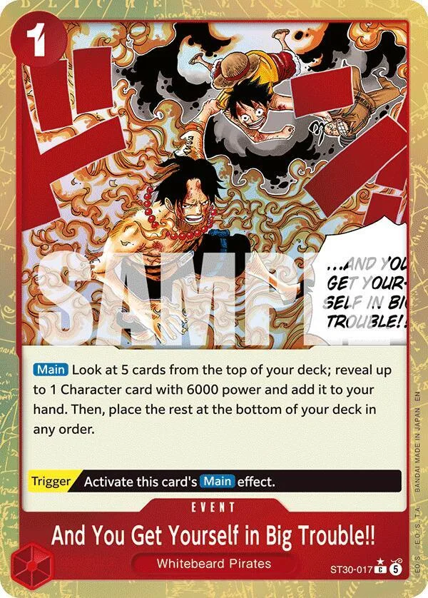 And You Get Yourself in Big Trouble!! (Parallel) card front