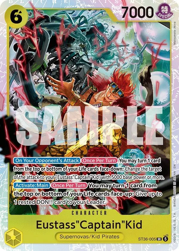 Eustass"Captain"Kid card front