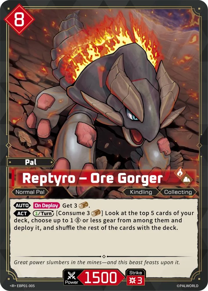Reptyro - Ore Gorger card front