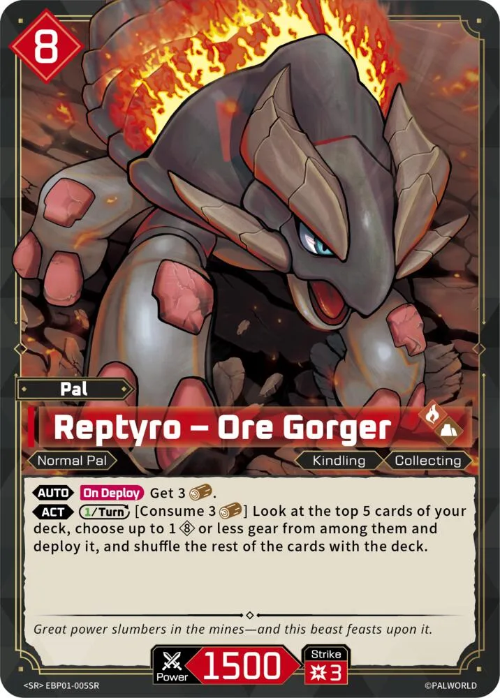 Reptyro - Ore Gorger (SR) card front