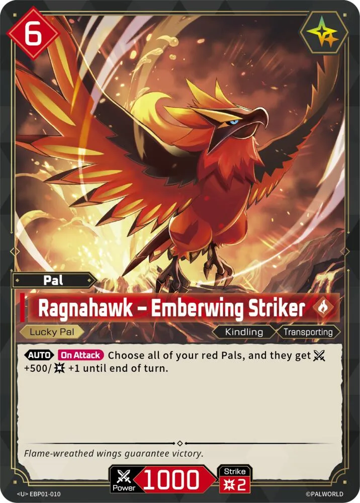 Ragnahawk - Emberwing Striker card front
