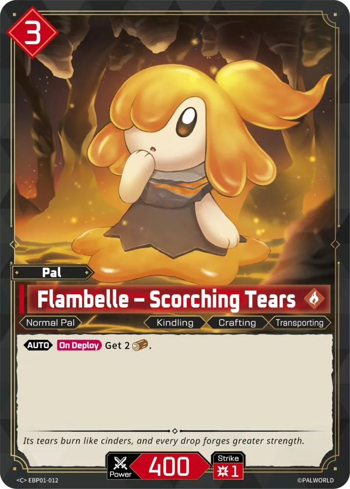 Flambelle - Scorching Tears card front