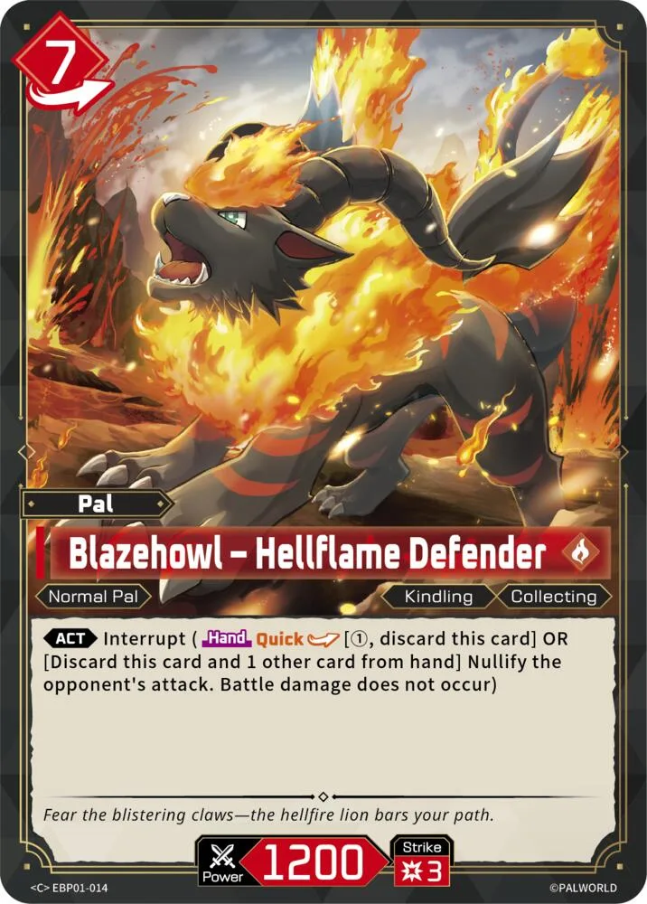 Blazehowl - Hellflame Defender card front
