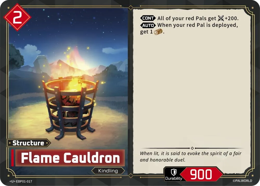 Flame Cauldron card front