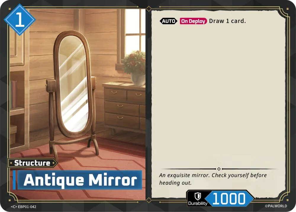 Antique Mirror card front
