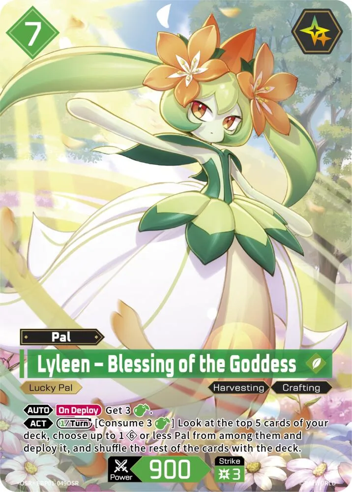 Lyleen - Blessing of the Goddess (OSR) card front