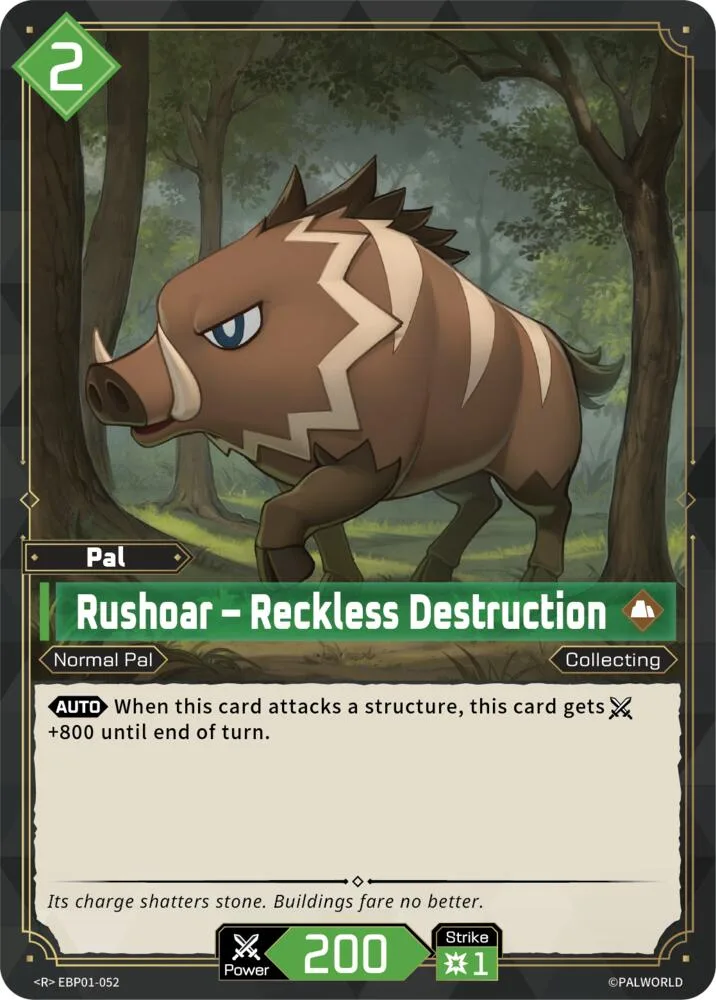 Rushoar - Reckless Destruction card front