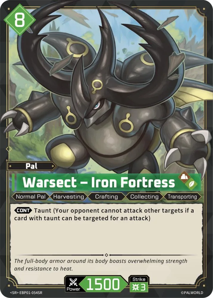 Warsect - Iron Fortress (SR) card front