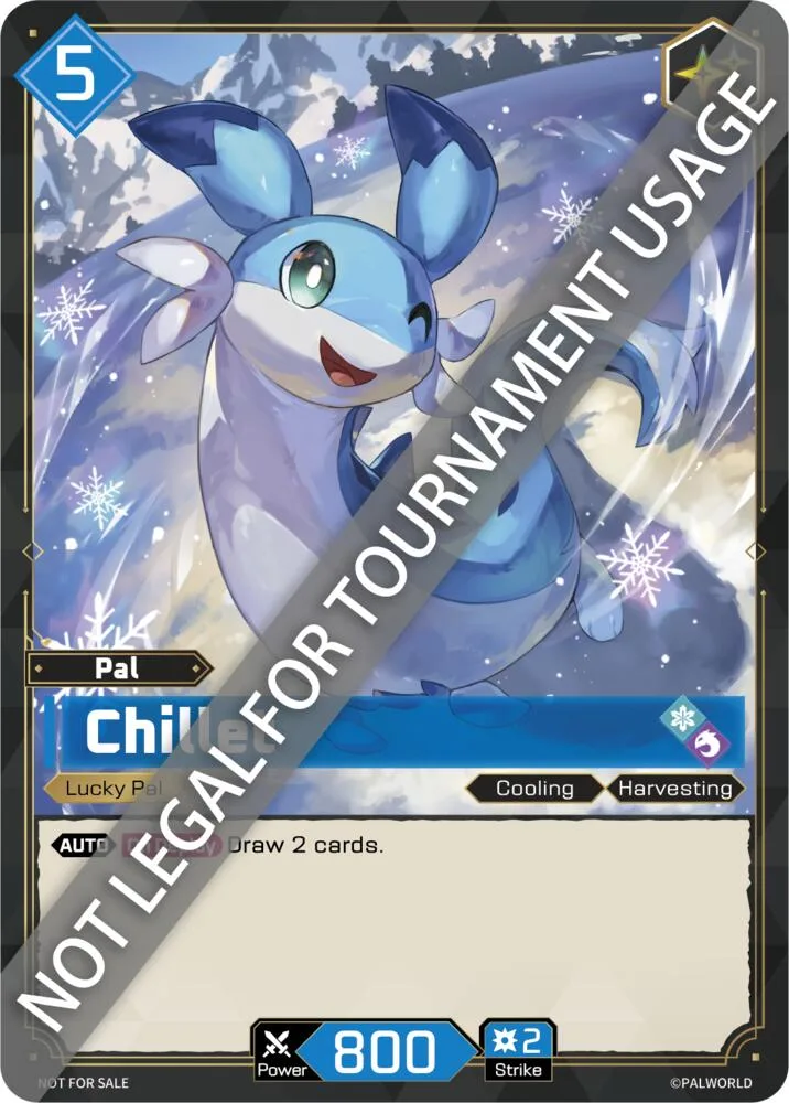 Chillet card front