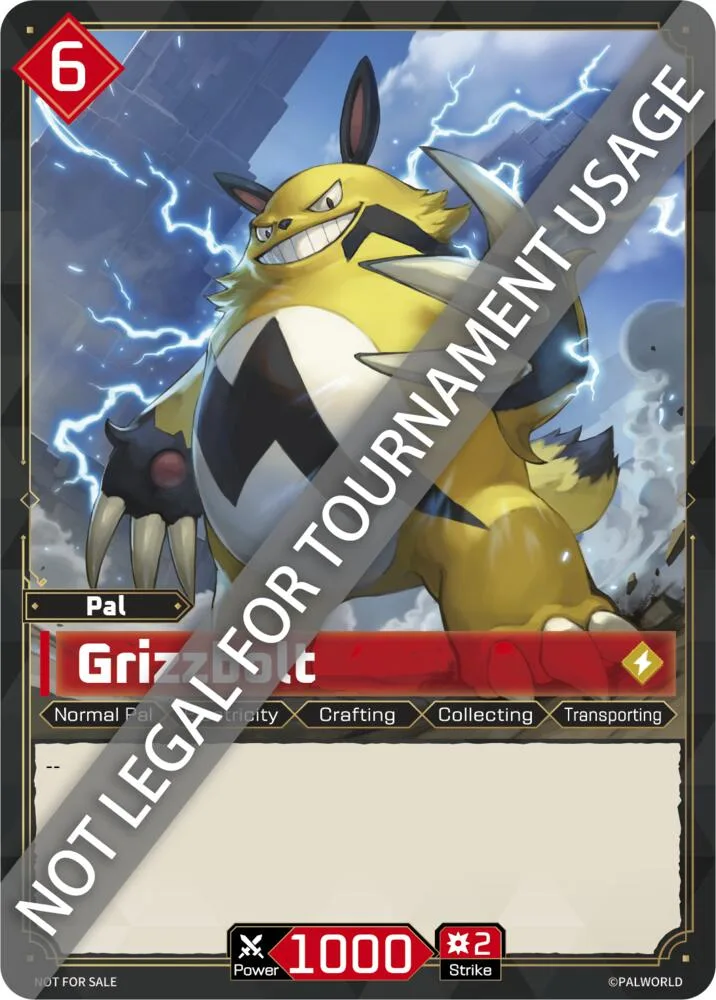 Grizzbolt card front