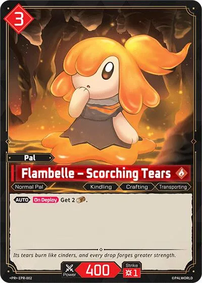 Flambelle - Scorching Tears card front