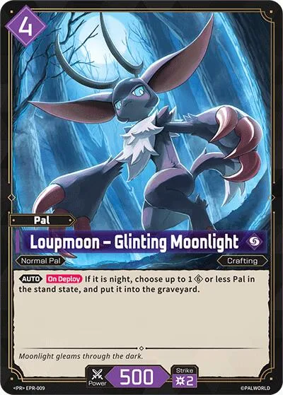 Loupmoon - Glinting Moonlight card front