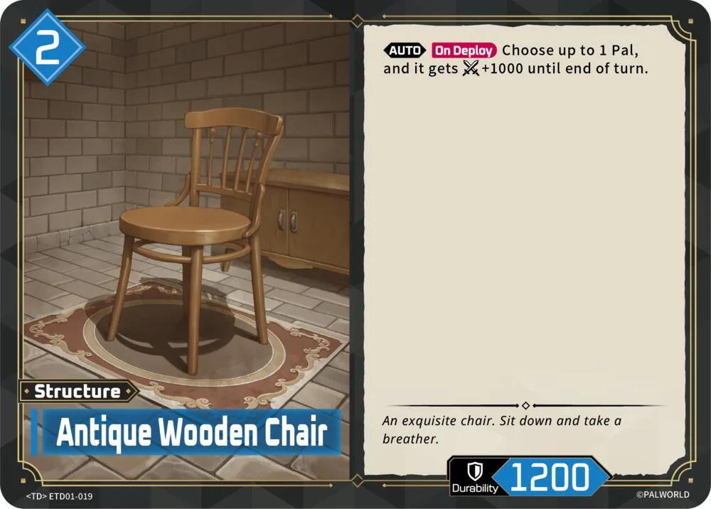 Antique Wooden Chair card front