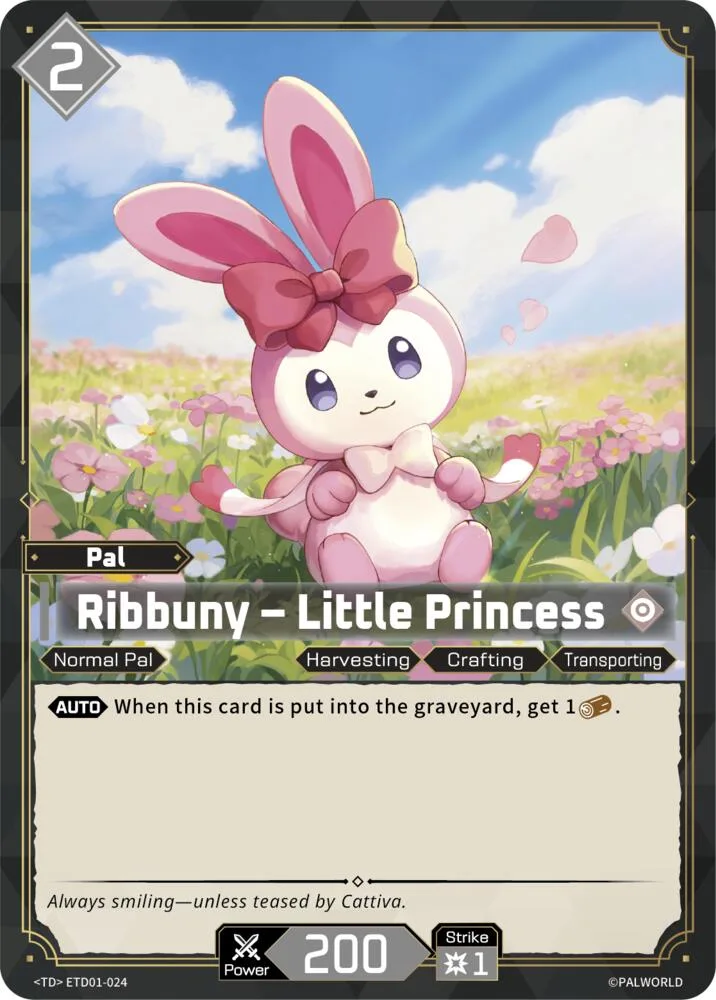 Ribbuny - Little Princess card front