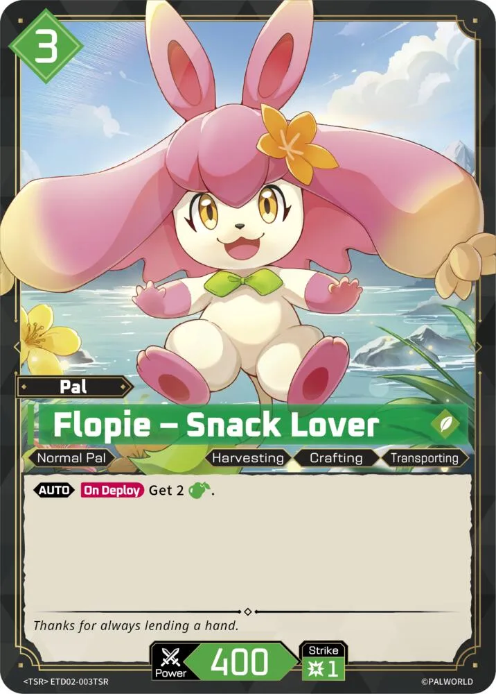 Flopie - Snack Lover (TSR) card front