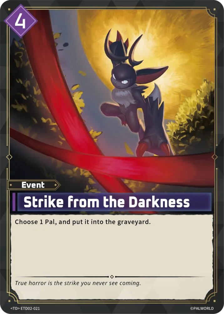 Strike from the Darkness card front
