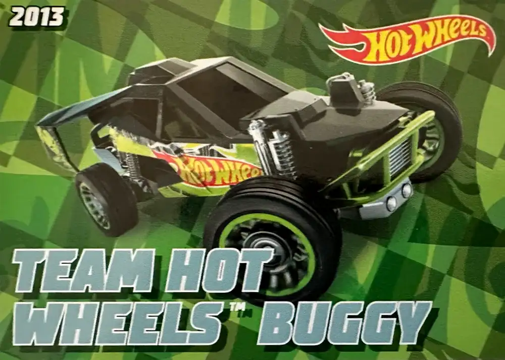 Team Hot Wheels Buggy card front
