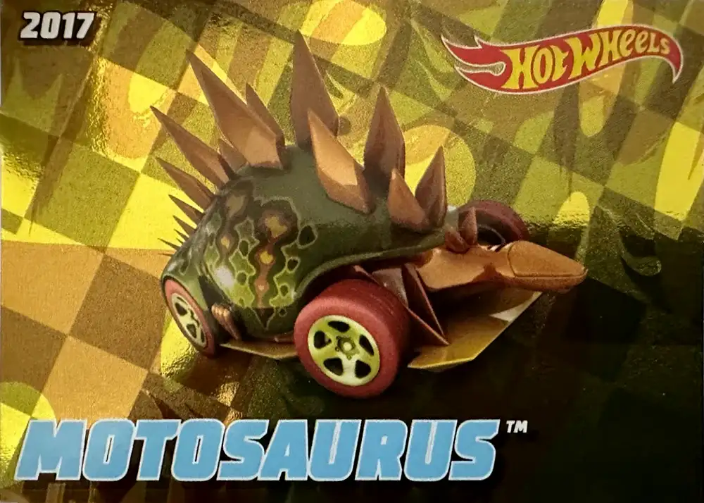 Motosaurus card front