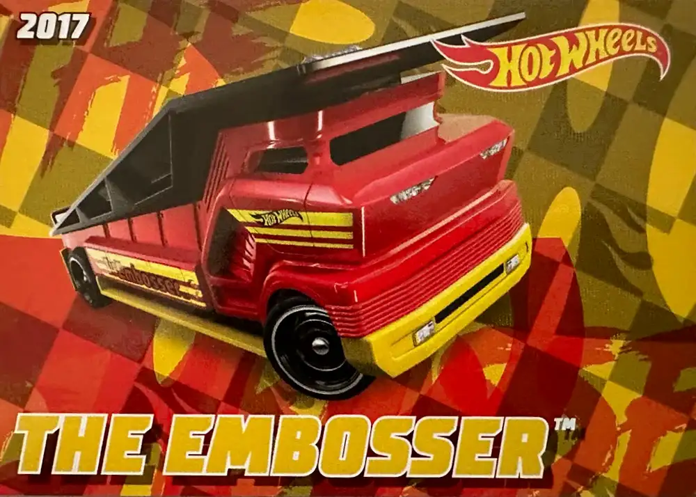 The Embosser card front