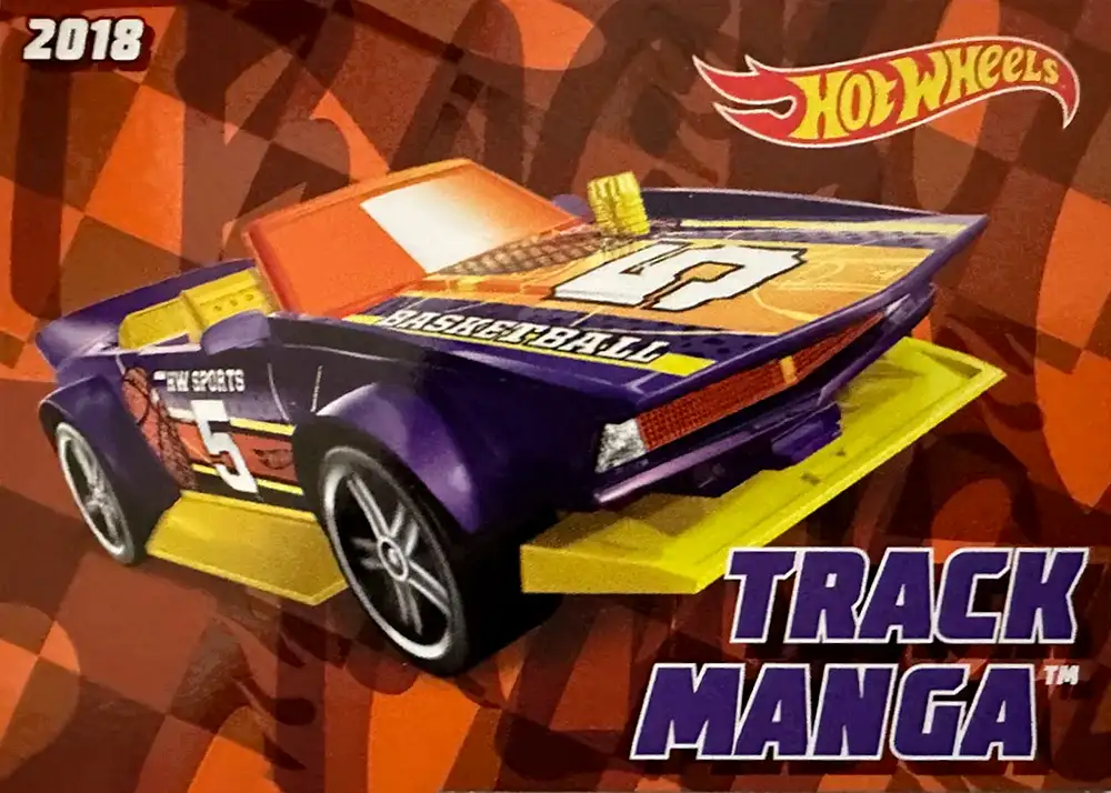 Track Manga card front