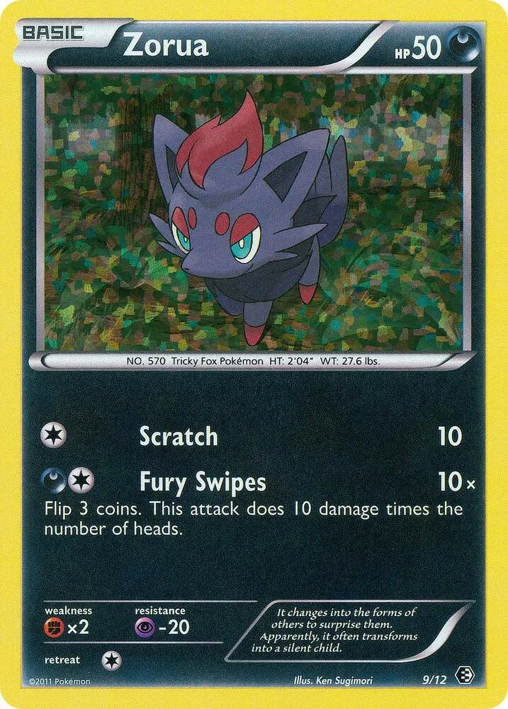 Zorua card front