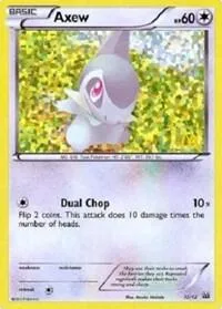 Axew card front
