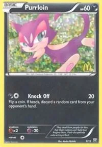 Purrloin card front