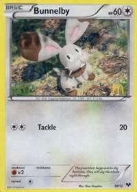Bunnelby card front