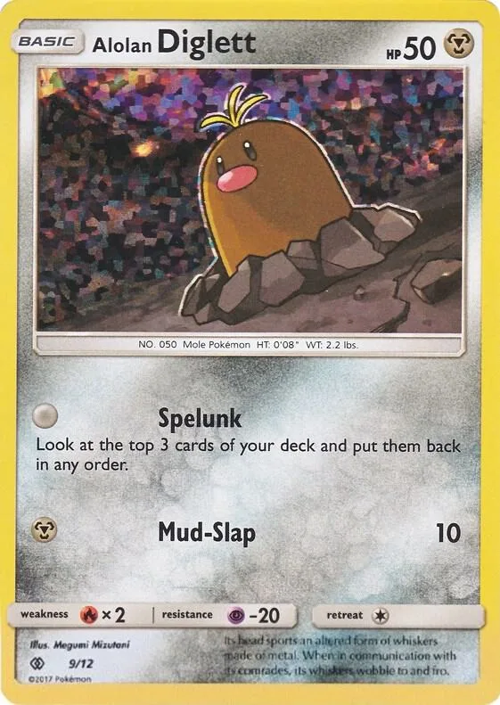 Alolan Diglett card front