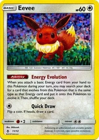 Eevee card front