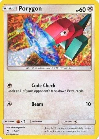 Porygon card front