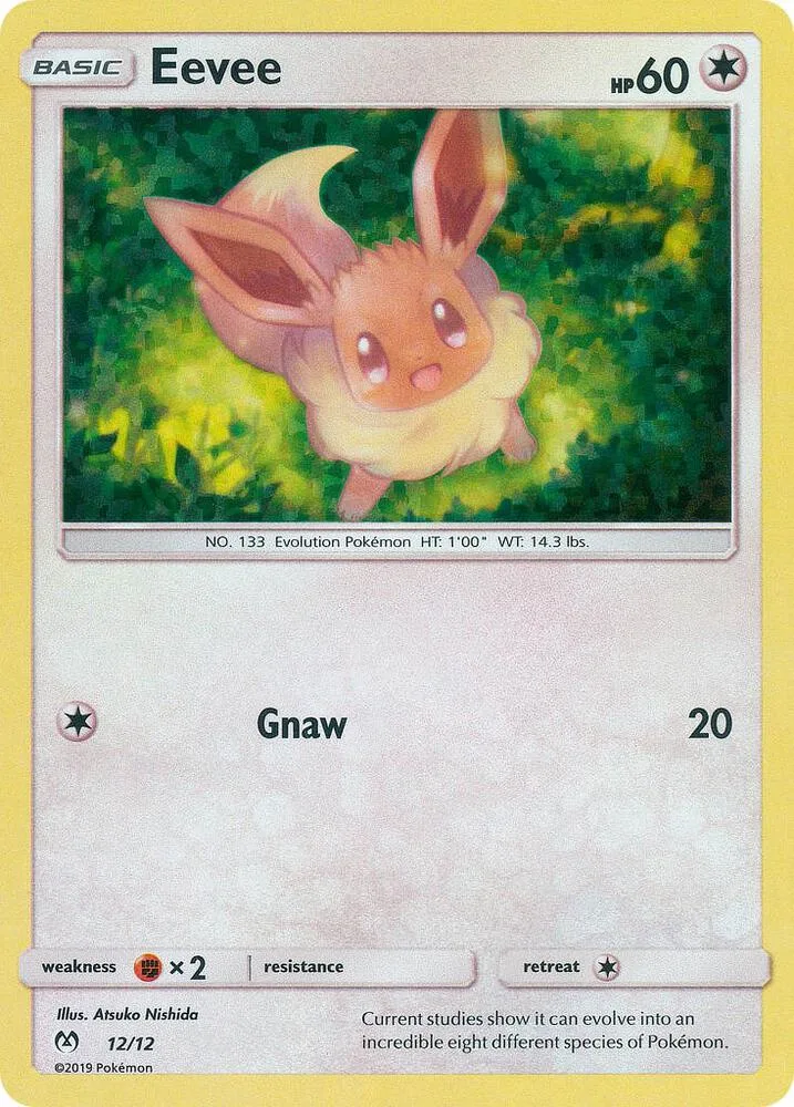 Eevee card front