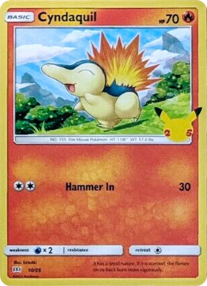 Cyndaquil card front