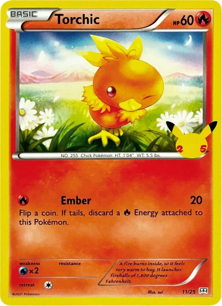Torchic card front