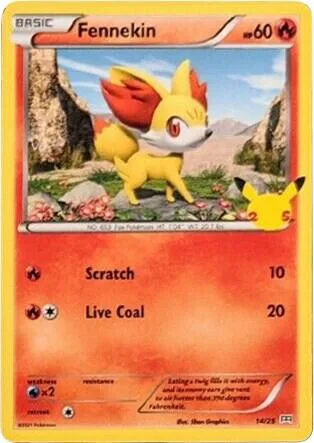 Fennekin card front