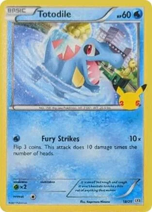 Totodile card front