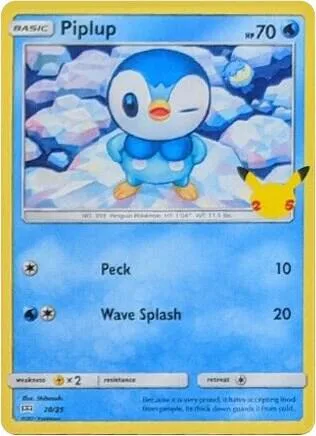 Piplup card front