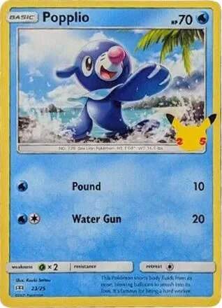 Popplio card front