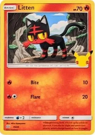 Litten card front