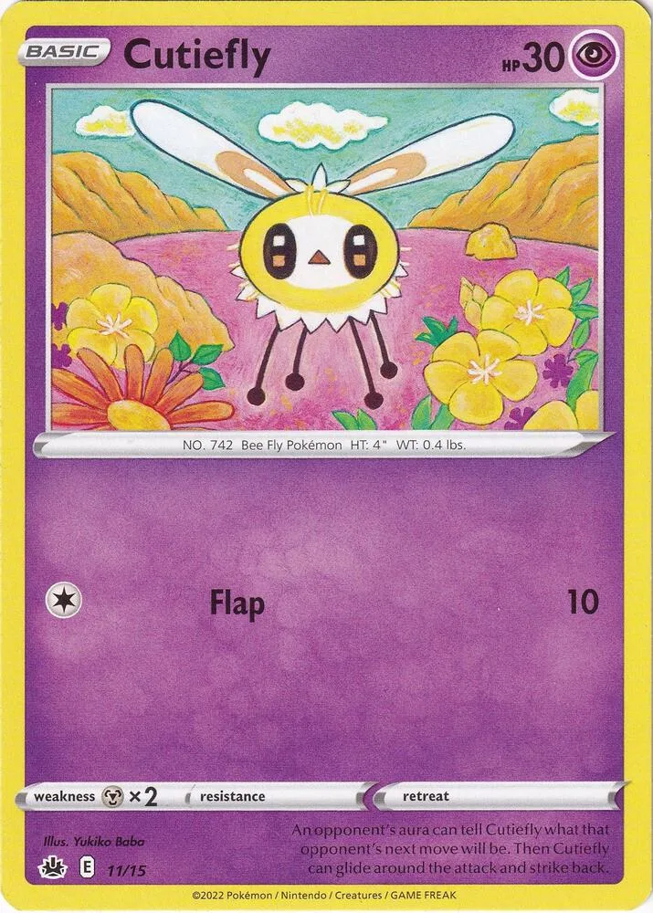 Cutiefly card front