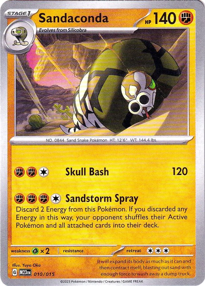 Sandaconda card front