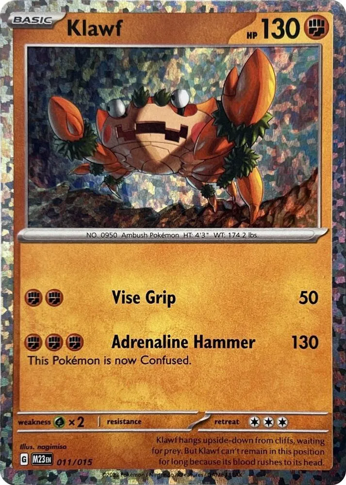 Klawf card front