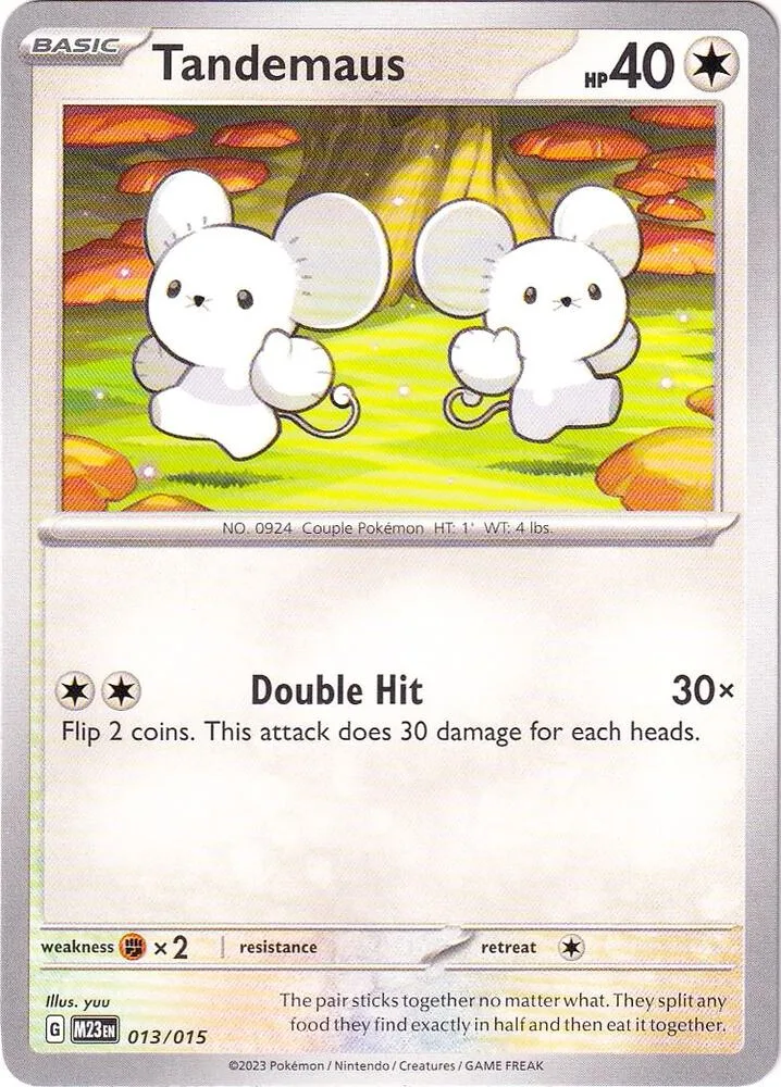 Tandemaus card front